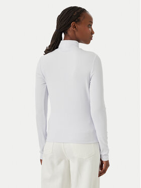 Calvin Klein Jeans Calvin Klein Jeans Bluză cu gât LV047D203G Mov deschis Slim Fit