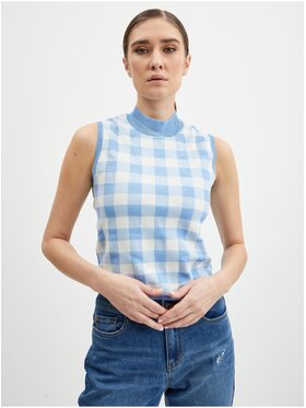 Orsay Orsay Top 507439-98__M Biały Regular Fit