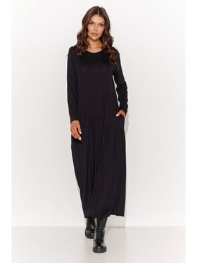 Numinou Numinou Sukienka codzienna NU456 Czarny Comfortable Fit