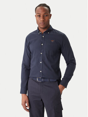 Aeronautica Militare Aeronautica Militare Košeľa 252CA1277UCT03532 Tmavomodrá Regular Fit