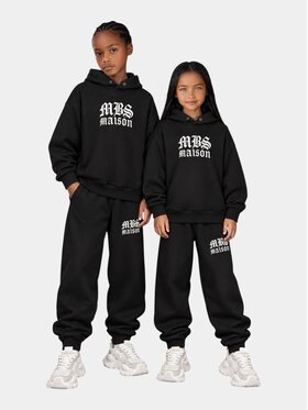 MADE BY SOCIETY MADE BY SOCIETY Spodnie materiałowe Wraith - P37868 Czarny Basic Fit