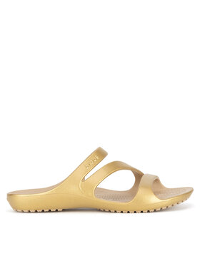 Crocs Crocs Şlapi KADEE II METALLIC SANDAL W 210147-710 Auriu