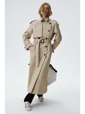 MARI PRETI MARI PRETI Trench Chiara Beige Regular Fit