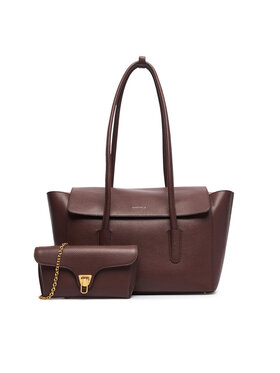 Coccinelle Coccinelle Handtasche T8A Coccinelle Double Beat E1 T8A 11 02 01 Dunkelrot