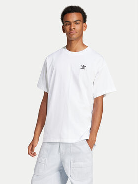 adidas adidas Футболка Trefoil Essentials JD0373 Білий Oversize