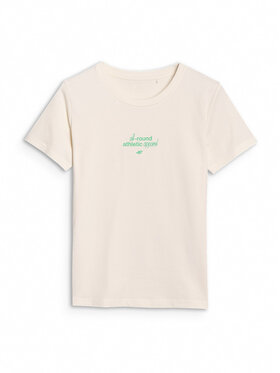 4F 4F T-Shirt MIDSHOP TEXTILE Biały Regular Fit