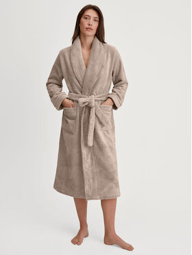 Calida Calida Accappatoio 61854 Beige Comfortable Fit