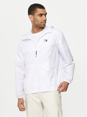 Tommy Jeans Tommy Jeans Geacă de vânt Chicago DM0DM20204 Alb Regular Fit