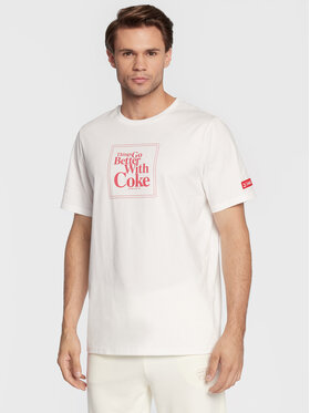 Puma Puma T-shirt COCA-COLA Graphic 536158 Bijela Regular Fit