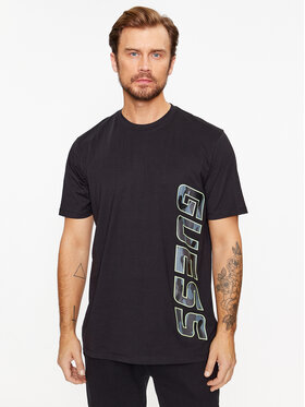 Guess Guess Tricou Derych Z3BI11 I3Z14 Negru Regular Fit