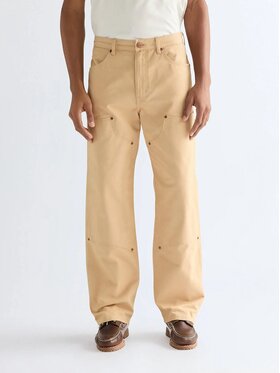 Wrangler Wrangler Jeansy DOUBLE KNEE CARPENTER Beżowy Loose Fit