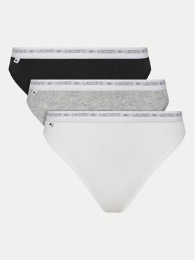 Lacoste Lacoste Sada 3 kusů string kalhotek 8F1341 Barevná