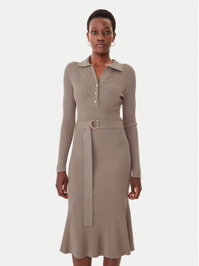 Marciano Guess Marciano Guess Плетена рокля 5BGK07 5891Z Бежов Slim Fit