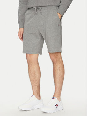Tommy Hilfiger Tommy Hilfiger Pantaloni scurți sport Essential MW0MW37240 Gri Regular Fit