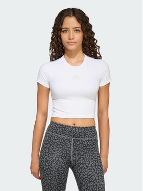 adidas adidas T-Shirt 158913 Biały Slim Fit