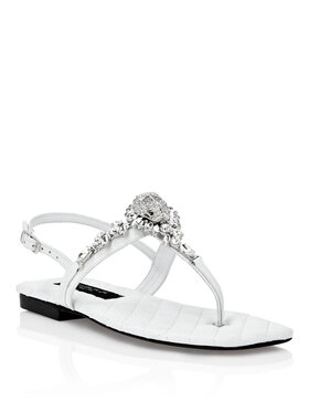 PHILIPP PLEIN PHILIPP PLEIN Sandále 5011 Biela