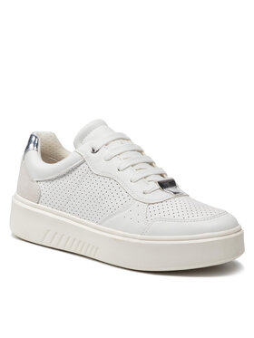 Geox Geox Sneakersy D Nhenbus A D258DA 08554 C1000 Biały