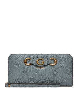 Guess Guess Portefeuille femme grand format Izzy Peony (PD) Slg SWPD92 09460 Bleu