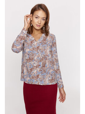 QUIOSQUE QUIOSQUE Bluzka QUIOSQUE 2KI001251 Szary Regular Fit