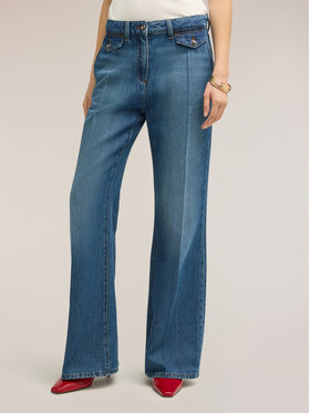 Motivi Motivi Jeansy P415Q004330N024 Niebieski Flare Fit