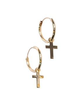 SANSS SANSS Kolczyk FAITH Żółte złoto