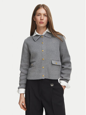 Tommy Hilfiger Tommy Hilfiger Kardigán WW0WW51426 Sivá Regular Fit