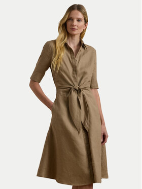 LAUREN RALPH LAUREN LAUREN RALPH LAUREN Sukienka koszulowa 200905667016 Beżowy Regular Fit