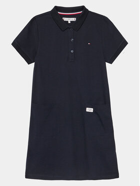 Tommy Hilfiger Tommy Hilfiger Haljina za svaki dan KG0KG07816 Tamnoplava Regular Fit