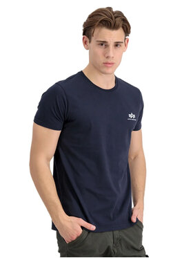 Alpha Industries Alpha Industries Tričko AI.188505-07-4XL Tmavomodrá Basic Fit