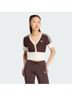 adidas adidas Koszula 162090 Brązowy Slim Fit