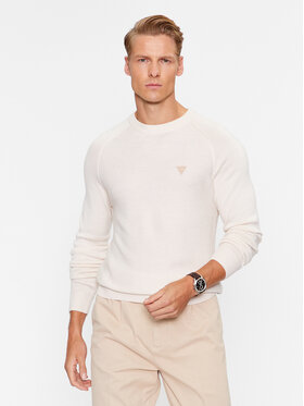 Guess Maglione Uomo Punto Riso Invernale - M2BR13Z3151 - Composizione Cotone E Poliammide, Manica Lunga, Lavabile In Lavatrice