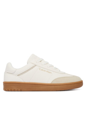 Calvin Klein Calvin Klein Laisvalaikio batai Low Cut Lace-Up Sneaker V3X9-83159-1269 S Balta