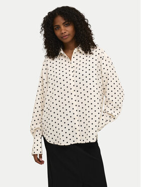 Kaffe Kaffe Риза Oscarna 10509081 Бежов Regular Fit
