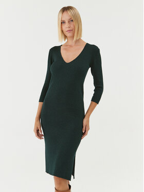 Bruuns Bazaar Bruuns Bazaar Trikotažinė suknelė Anemones Debbi BBW3520 Žalia Slim Fit