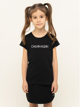 Calvin Klein Jeans Calvin Klein Jeans Футболка Institutional IG0IG00380 Чорний Slim Fit