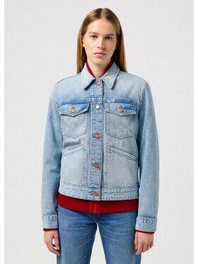 Wrangler Wrangler Giacca di jeans Heritage Jacket Mid Stone Blu Regular Fit