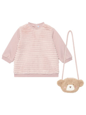 Mayoral Mayoral Úpletové šaty 2919 Růžová Regular Fit