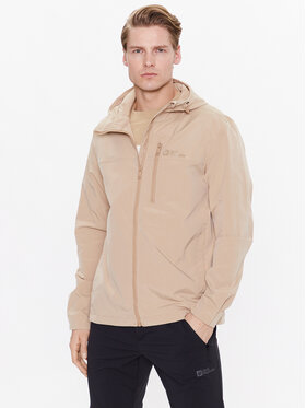 Jack Wolfskin Jack Wolfskin Neperpučiama striukė Desert Wind 1306412 Smėlio Regular Fit