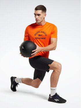 Reebok T-shirt Training Graphic IC7665 Narančasta Active Fit