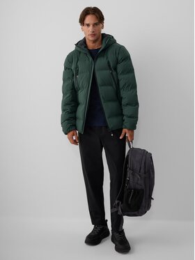 4F 4F Zimní bunda 4FRAW26TTJAM1377-40S Zelená Regular Fit