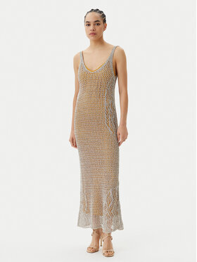 PINKO PINKO Плетена рокля Viggiano Abito 104889 A2FB Бежов Slim Fit