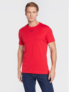 Calvin Klein Jeans Calvin Klein Jeans T-Shirt J30J320595 Czerwony Slim Fit