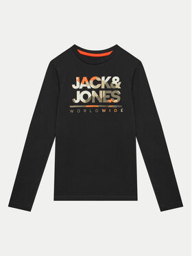 Jack&Jones Junior Jack&Jones Junior Majica Luke 12259498 Crna Standard Fit