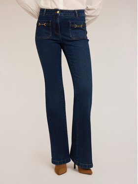 Motivi Motivi Jeans P422Q004267N034 Blu Flare Fit
