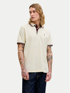 Jack & Jones Jack & Jones Polo Paulos 12136668 Κρεμ Regular Fit