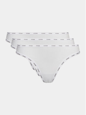 Guess Guess Komplet 3 par stringów O4GG13 K6YW1 Biały