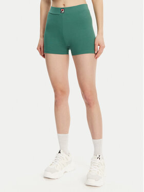 Fila Fila Sportiniai šortai Limes FAW1024 Žalia Slim Fit
