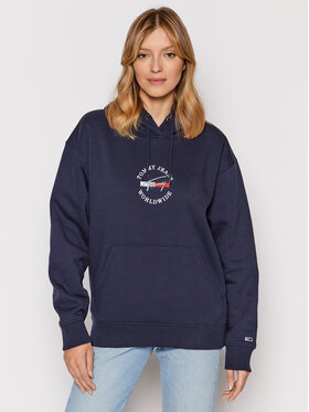 Tommy Jeans Tommy Jeans Суитшърт Timeless 2 DW0DW11767 Тъмносин Relaxed Fit