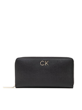 Calvin Klein Calvin Klein Velká dámská peněženka Re-Lock Z/A Wallet Lg K60K609699 Černá