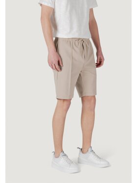 Antony Morato Antony Morato Μαγιό CARROT FIT WITH LOGOED METAL BADGE Μπεζ Carrot Fit